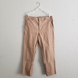 COS Beige Straight-Leg Pants